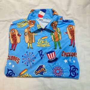 Coney Island Cyclones Button Down Shirt, Men’s size medium